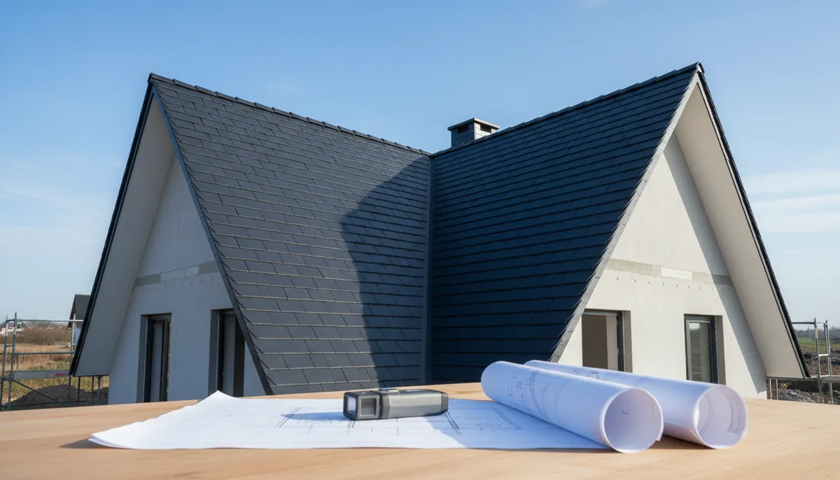 Calcul surface toiture 2 pans : méthode précise et exemples