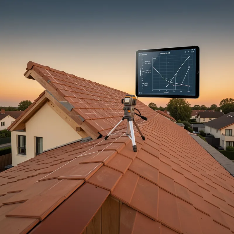 Calcul surface toiture avec pente : formules, coefficients et exemples