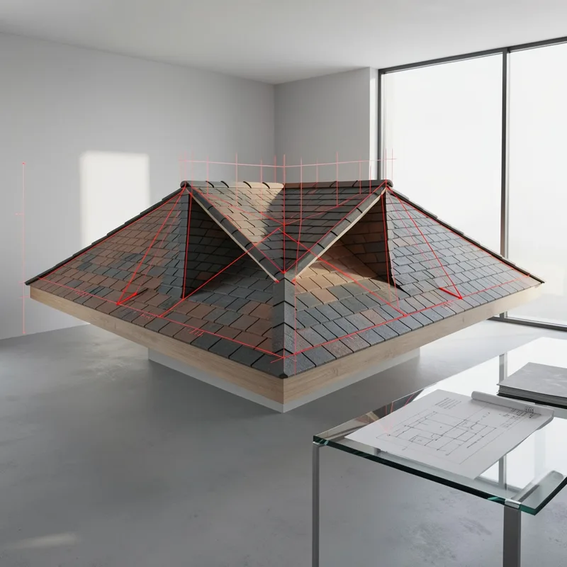 Calculateur surface toiture 4 pans : méthode précise et outil en ligne