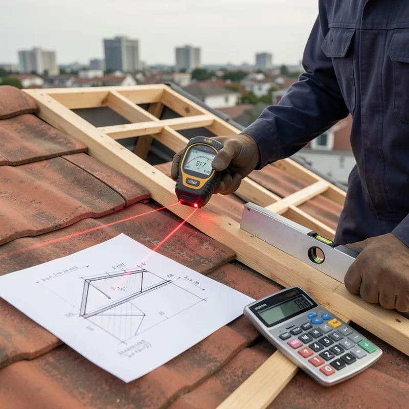 Calculer la pente d'une toiture : méthode précise et normes par région