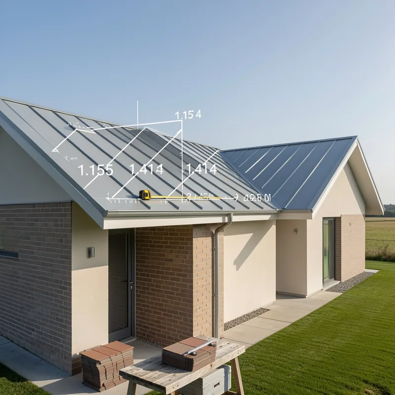 Surface toiture maison 100m2 : calcul précis et exemples concrets