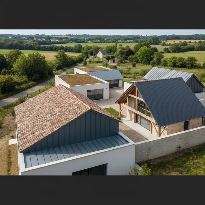 Les différents types de toiture : formes, matériaux et usages